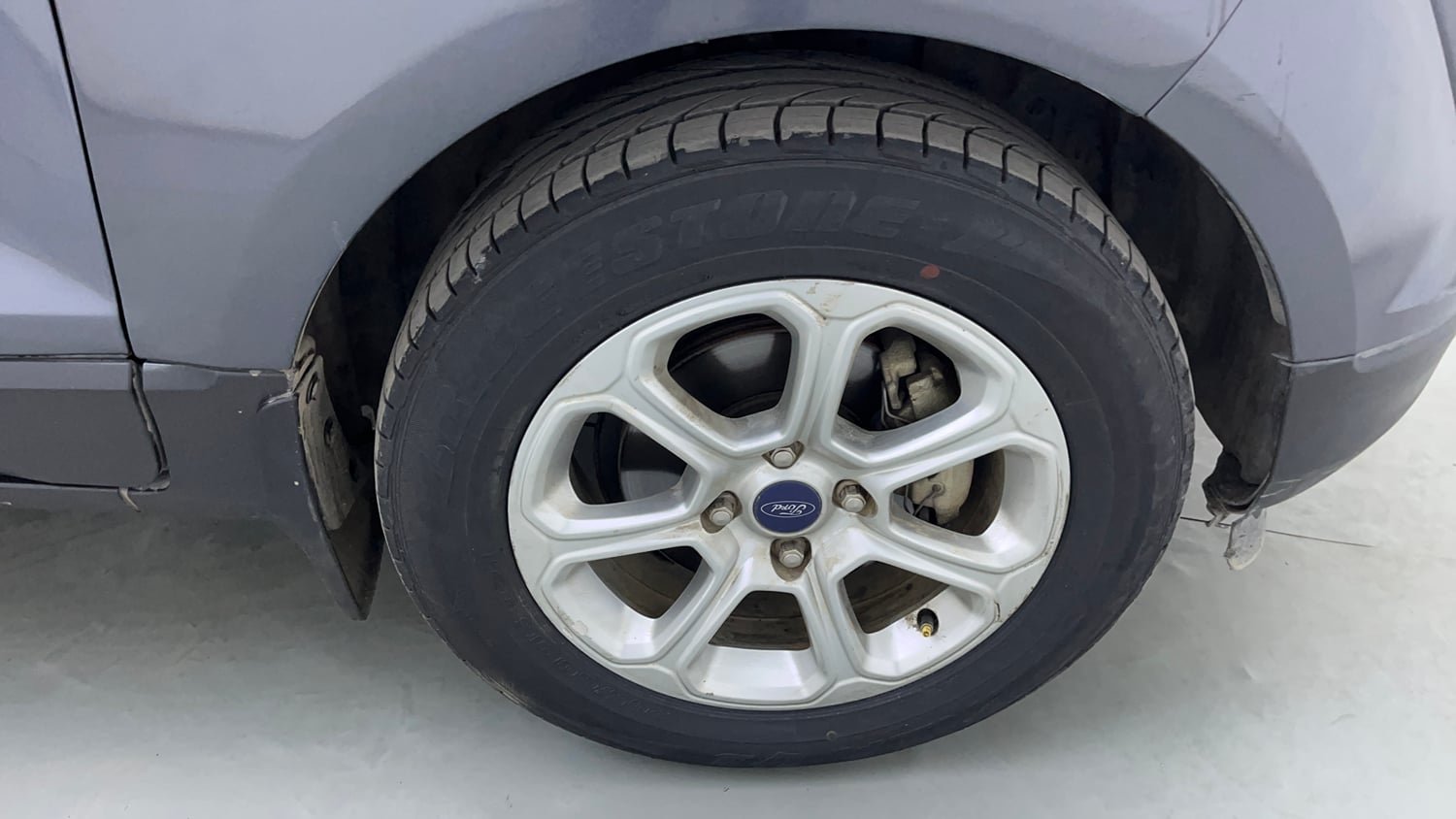 Used 2019 Ford EcoSport Titanium + 1.5L Ti-VCT AT Petrol Automatic tyres RIGHT FRONT TYRE RIM VIEW