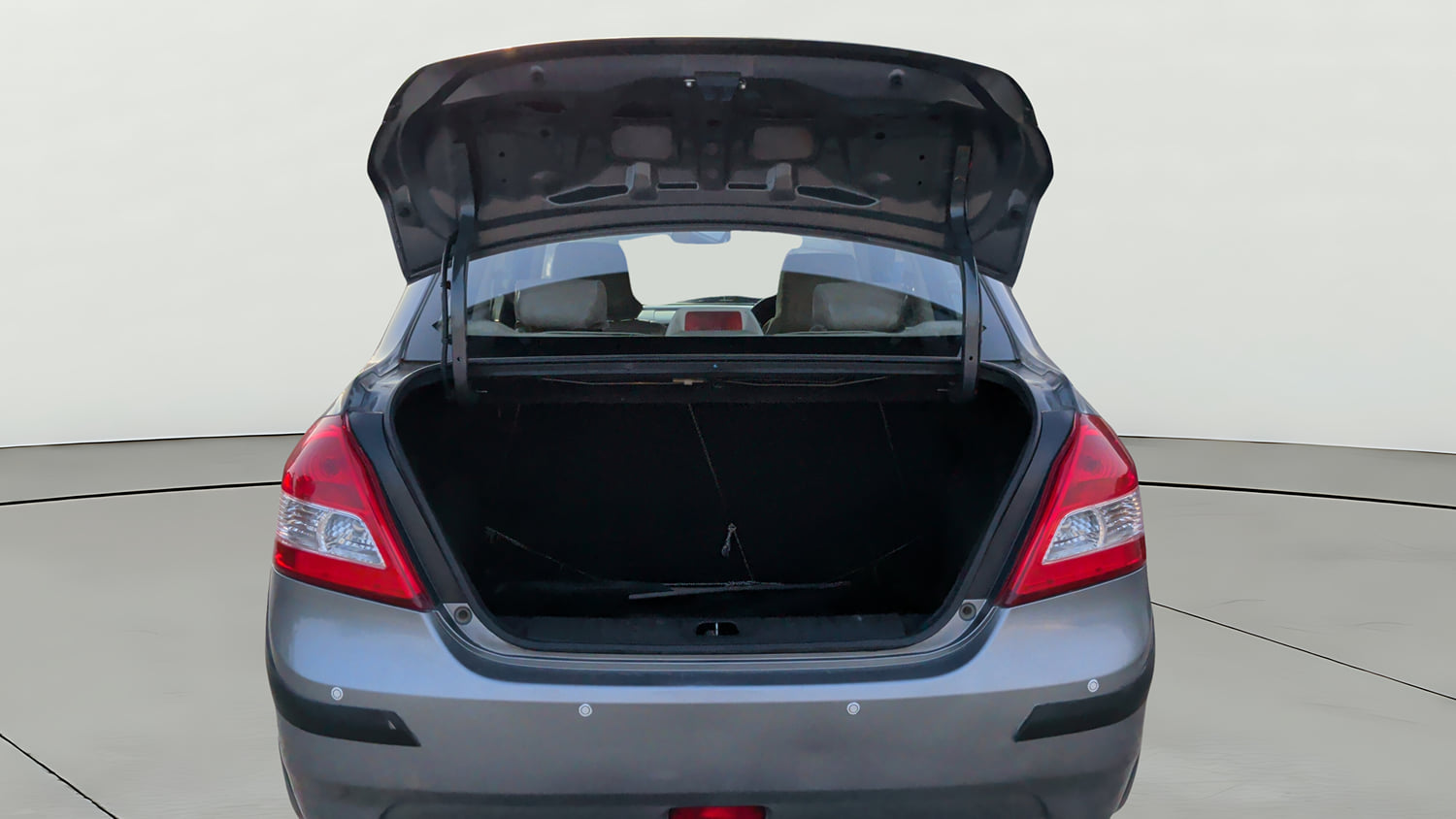 Used 2014 Maruti Suzuki Swift Dzire VXI Petrol Manual interior DICKY DOOR OPEN VIEW