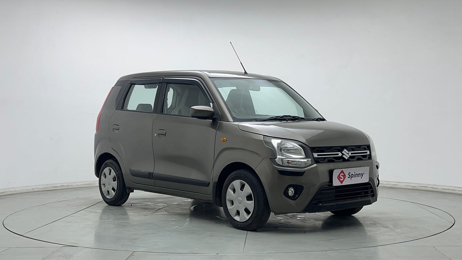 Used 2019 Maruti Suzuki Wagon R VXi (O) 1.2 AMT Petrol Automatic exterior RIGHT FRONT CORNER VIEW