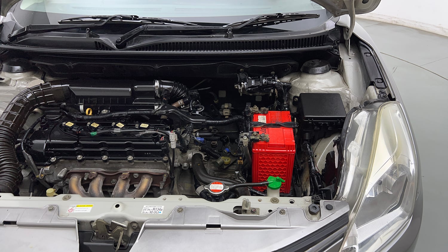 Used 2017 Maruti Suzuki Baleno Delta 1.2 Petrol Manual engine ENGINE LEFT SIDE VIEW
