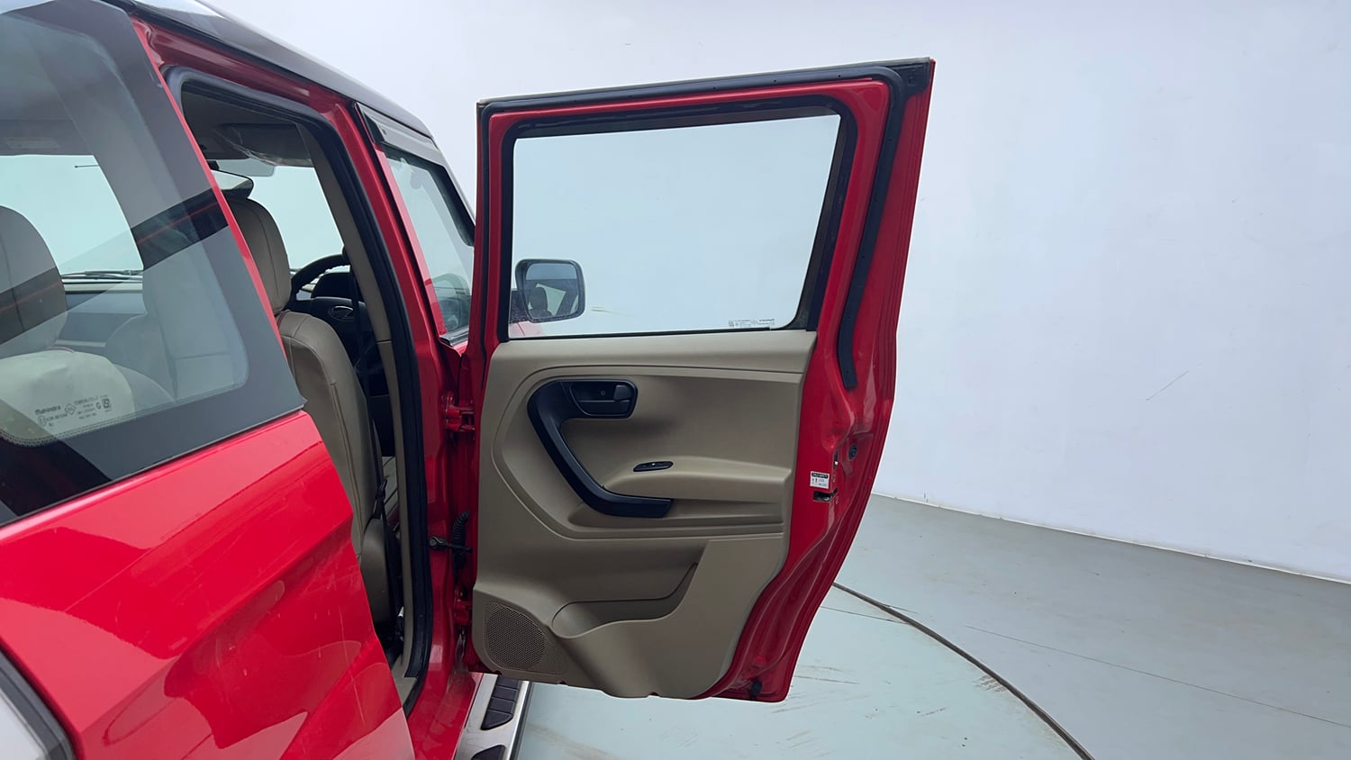 Used 2020 Mahindra TUV300 T4 Plus Diesel Manual interior RIGHT REAR DOOR OPEN VIEW