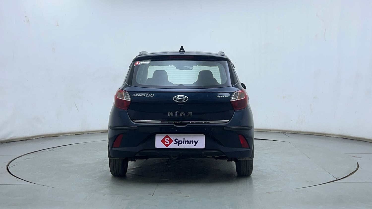 Used 2022 Hyundai Grand i10 Nios Sportz 1.2 Kappa VTVT Petrol Manual exterior BACK VIEW
