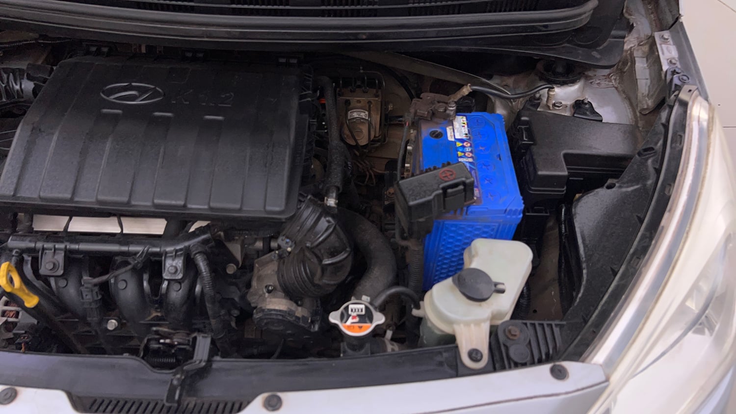 Used 2019 Hyundai Grand i10 Sportz 1.2 Kappa VTVT Petrol Manual engine ENGINE LEFT SIDE VIEW