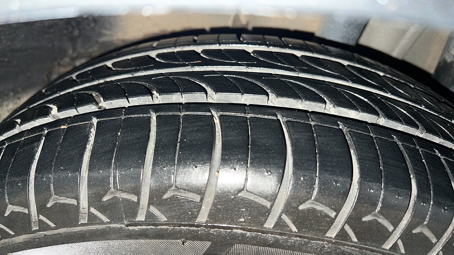 Used 2021 Tata Tiago XZ Petrol Manual tyres LEFT REAR TYRE TREAD VIEW