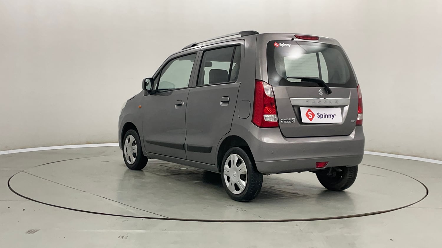 Used 2015 Maruti Suzuki Wagon R VXI Petrol Manual exterior LEFT REAR CORNER VIEW