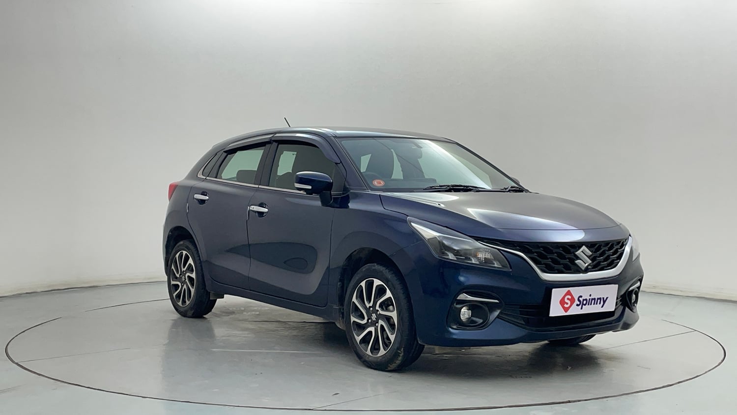 Used 2022 Maruti Suzuki Baleno Alpha AGS Petrol Automatic exterior RIGHT FRONT CORNER VIEW