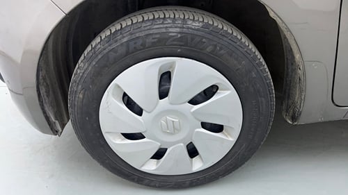Used 2021 Maruti Suzuki Wagon R VXi 1.2 Petrol Manual tyres LEFT FRONT TYRE RIM VIEW