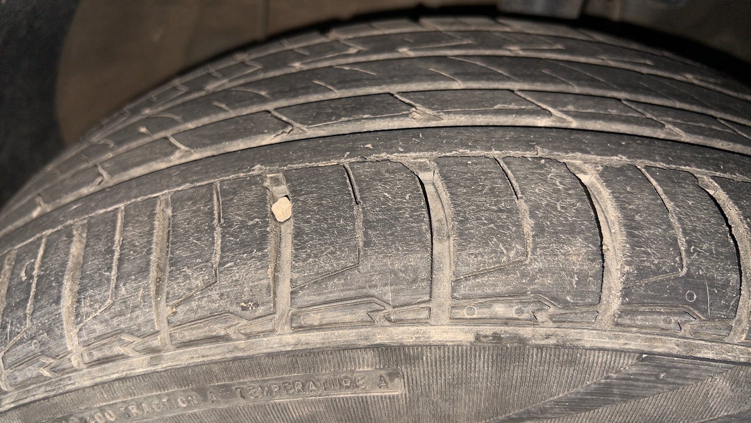 Used 2024 Hyundai Creta N-Line N10 1.5 Turbo DCT Petrol Automatic tyres RIGHT FRONT TYRE TREAD VIEW