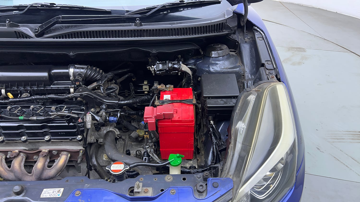 Used 2017 Maruti Suzuki Baleno Alpha 1.2 Petrol Manual engine ENGINE LEFT SIDE VIEW