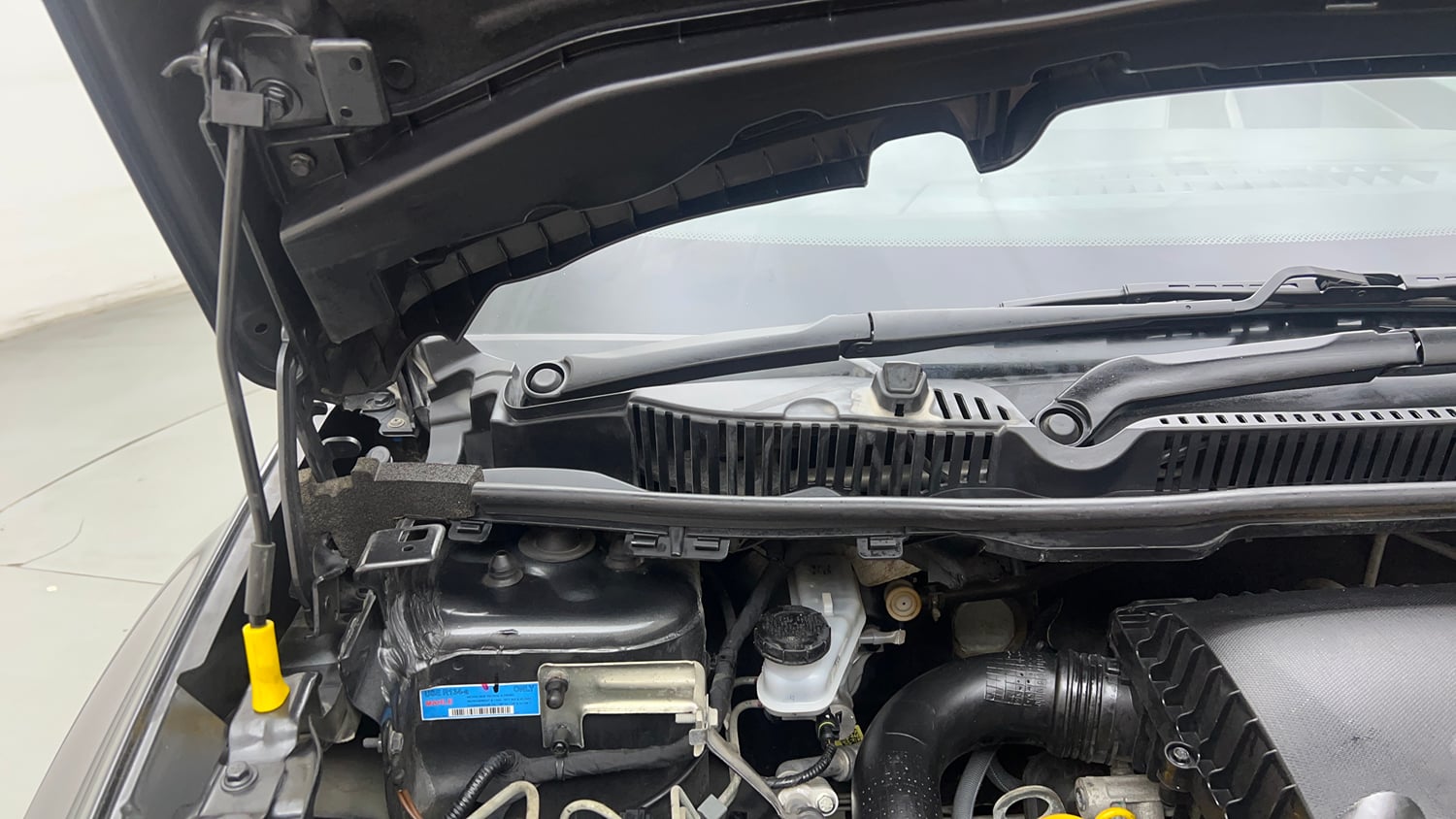Used 2024 Tata Nexon Creative Plus S 1.2 Revotron Petrol 6AMT Petrol Automatic engine ENGINE RIGHT SIDE HINGE & APRON VIEW