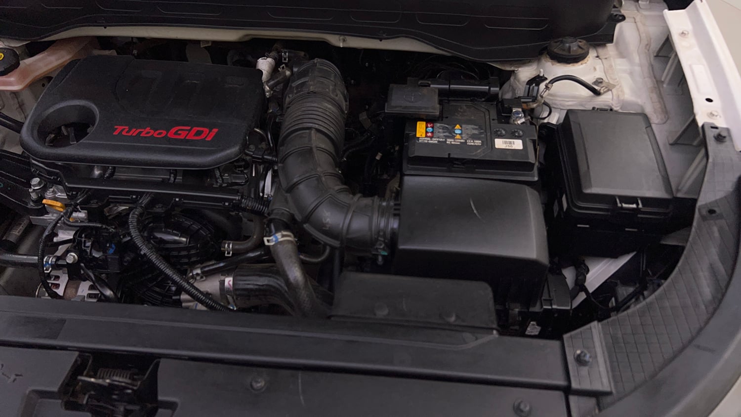Used 2023 Hyundai Venue N-Line N6 DCT Dual Tone Petrol Automatic engine ENGINE LEFT SIDE VIEW