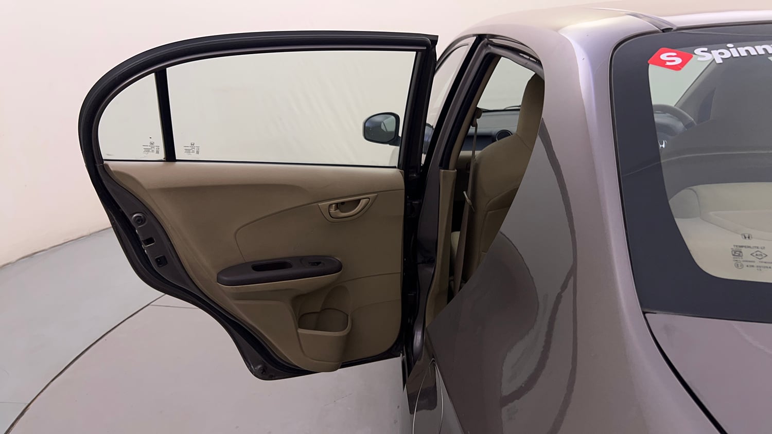Used 2013 Honda Amaze 1.5 S i-DTEC Diesel Manual interior LEFT REAR DOOR OPEN VIEW