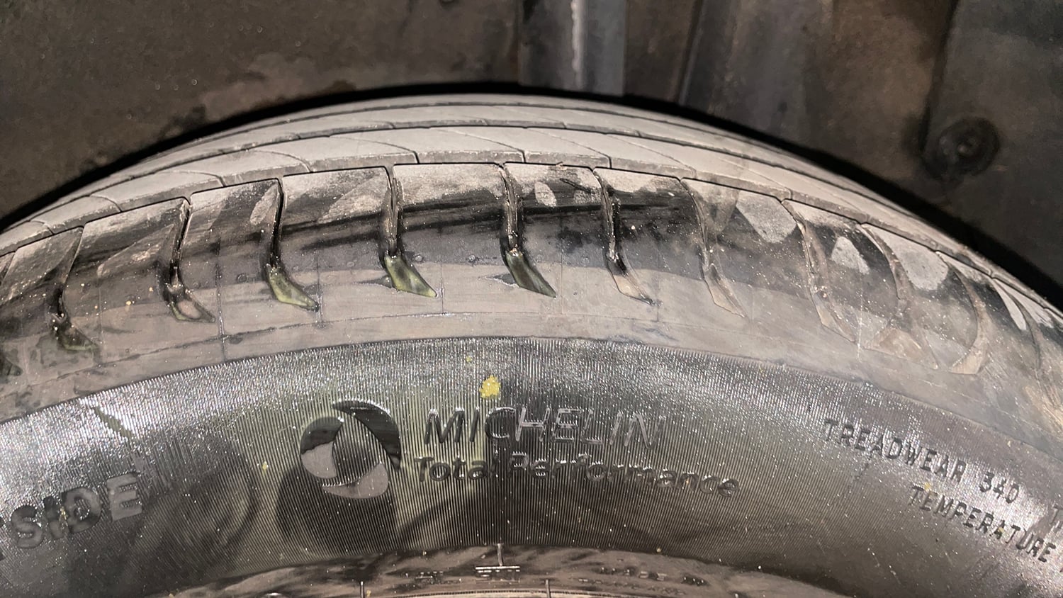Used 2020 Kia Sonet GTX Plus 1.5 AT Diesel Automatic tyres LEFT REAR TYRE TREAD VIEW