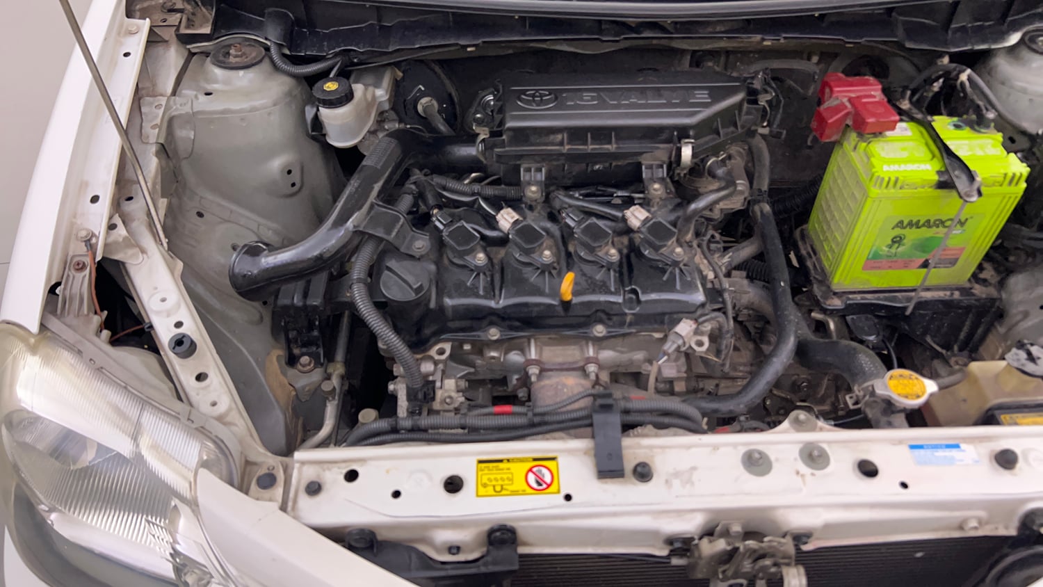 Used 2013 Toyota Etios Liva G Petrol Manual engine ENGINE RIGHT SIDE VIEW