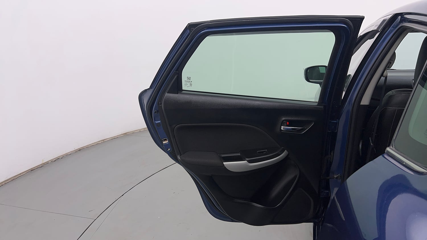 Used 2018 Maruti Suzuki Baleno Zeta 1.2 Petrol Manual interior LEFT REAR DOOR OPEN VIEW