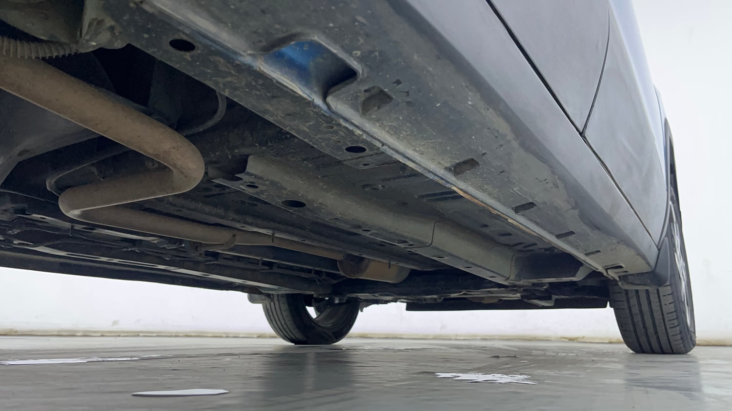 Used 2023 Tata Punch Creative AMT Petrol Automatic extra REAR RIGHT UNDERBODY VIEW