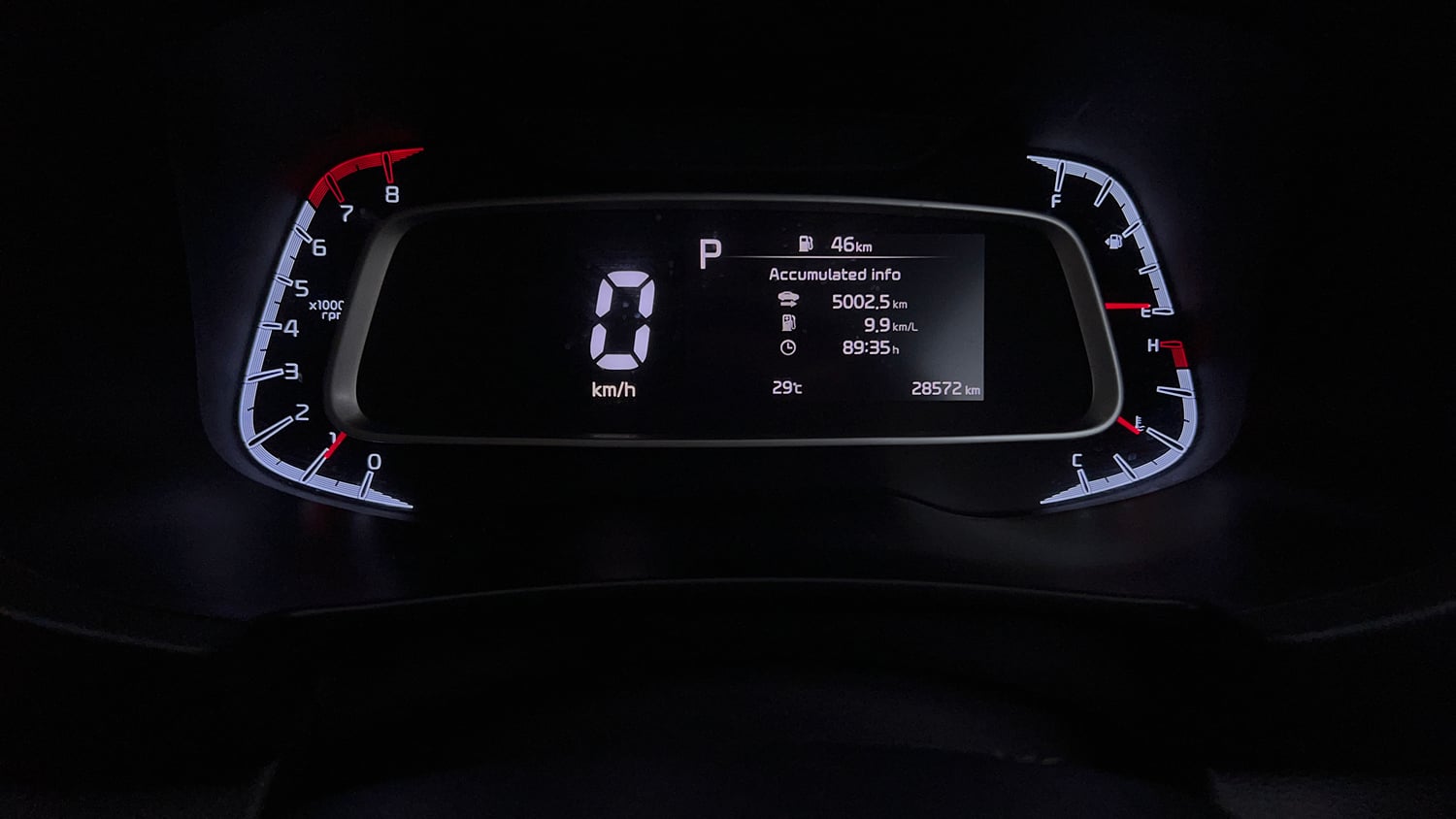 Used 2022 Kia Sonet GTX Plus 1.0 DCT Petrol Automatic interior CLUSTERMETER VIEW