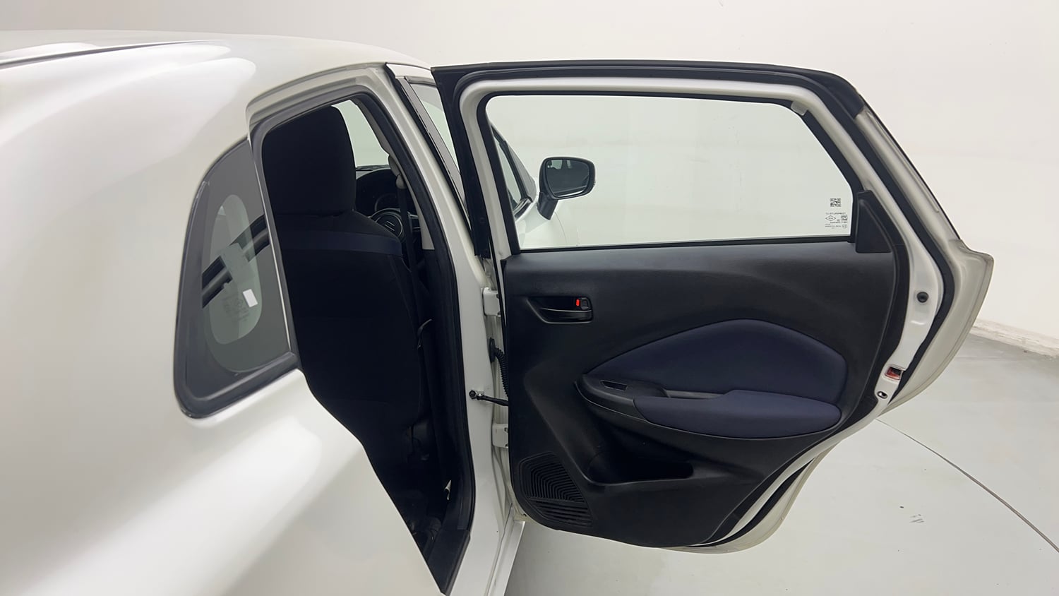 Used 2023 Maruti Suzuki Baleno Delta AGS Petrol Automatic interior RIGHT REAR DOOR OPEN VIEW