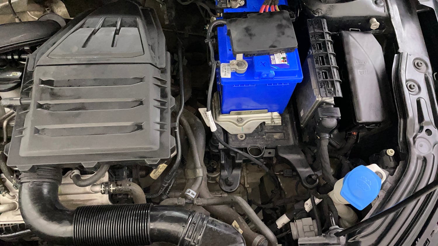 Used 2024 Skoda Slavia Style 1.0L TSI MT Petrol Manual engine ENGINE LEFT SIDE VIEW
