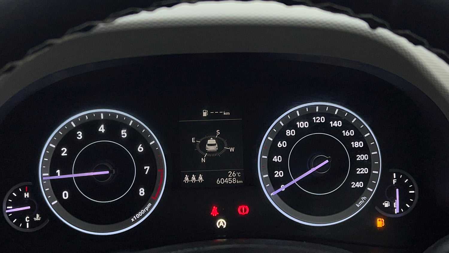 Used 2023 Hyundai Creta SX 1.5 Petrol Petrol Manual interior CLUSTERMETER VIEW