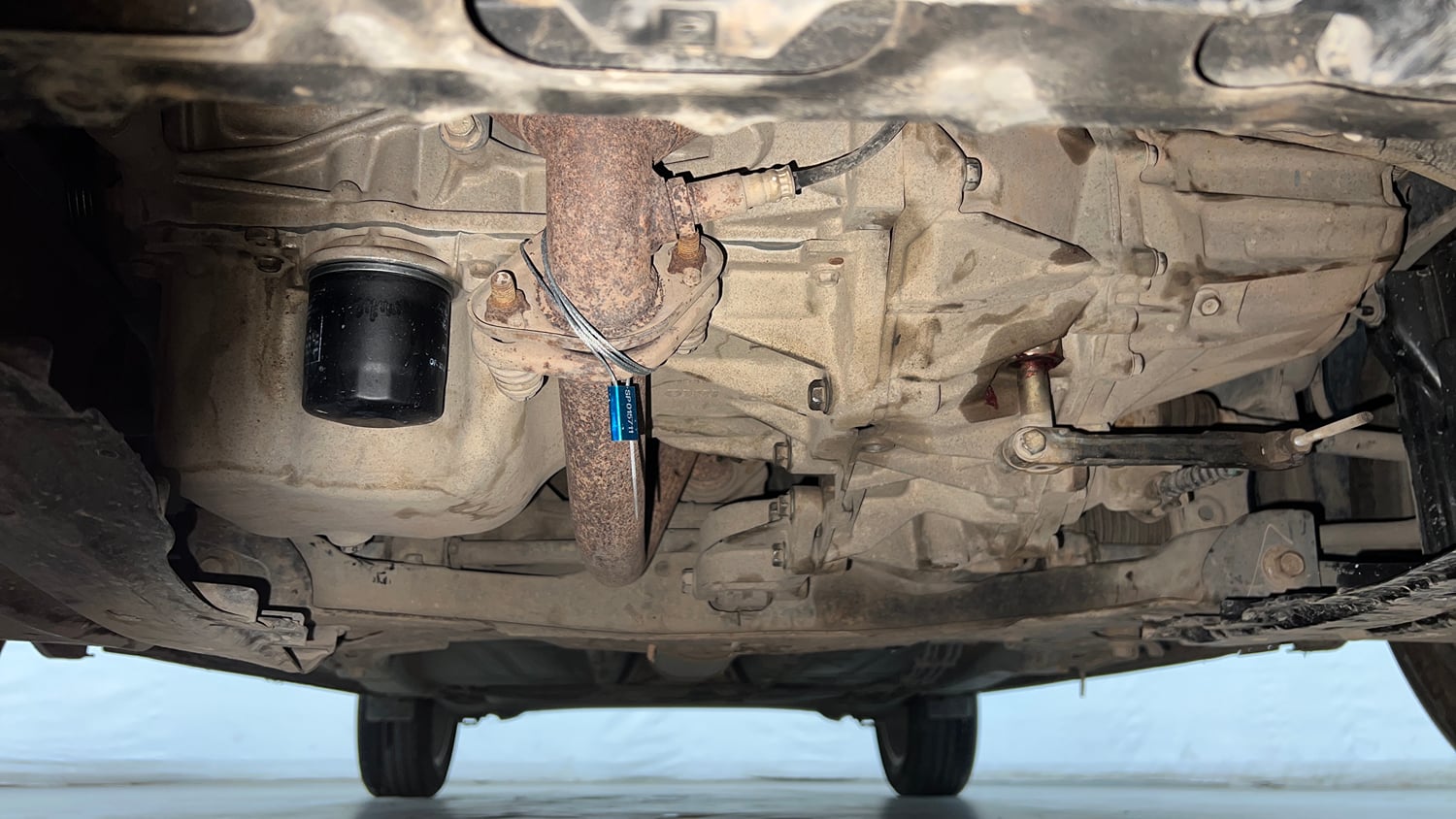 Used 2019 Maruti Suzuki Baleno Zeta Petrol Manual extra FRONT LEFT UNDERBODY VIEW
