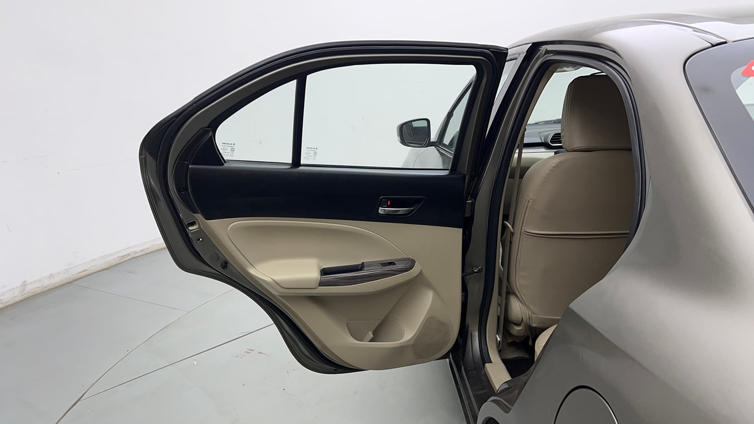 Used 2020 Maruti Suzuki Dzire VXi Petrol Manual interior LEFT REAR DOOR OPEN VIEW