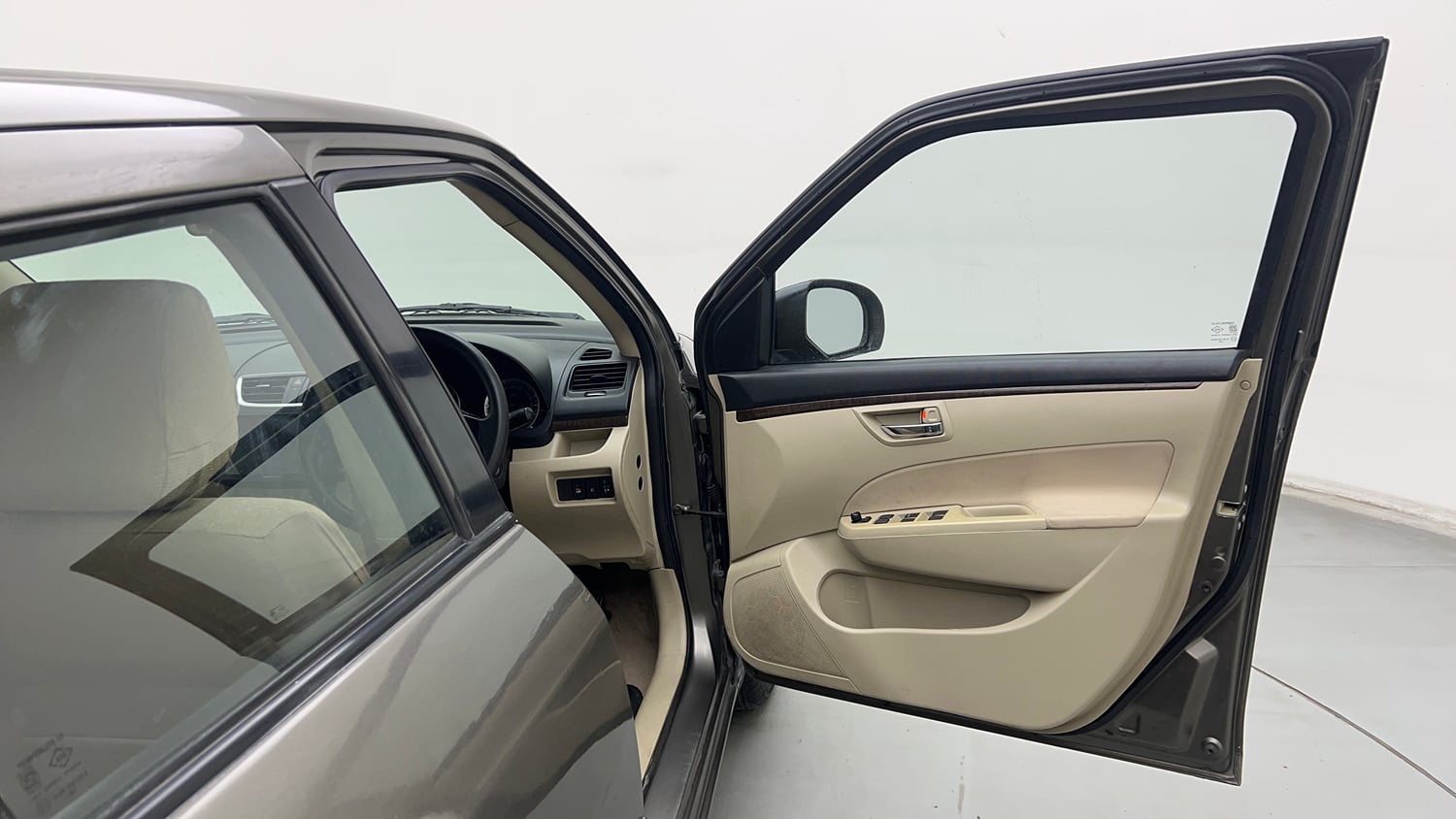 Used 2015 Maruti Suzuki Swift Dzire VXI Petrol Manual interior RIGHT FRONT DOOR OPEN VIEW