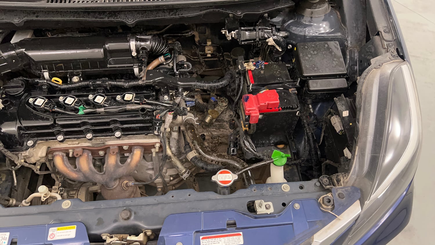 Used 2021 Maruti Suzuki Baleno Zeta Petrol Manual engine ENGINE LEFT SIDE VIEW