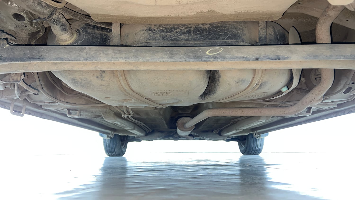 Used 2020 Maruti Suzuki Celerio VXi CNG Cng Manual extra REAR UNDERBODY VIEW (TAKEN FROM REAR)