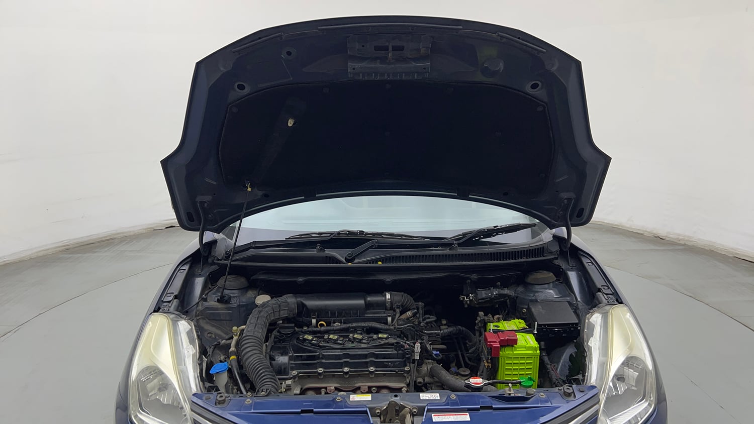 Used 2018 Maruti Suzuki Baleno Delta 1.2 Petrol Manual engine ENGINE & BONNET OPEN FRONT VIEW