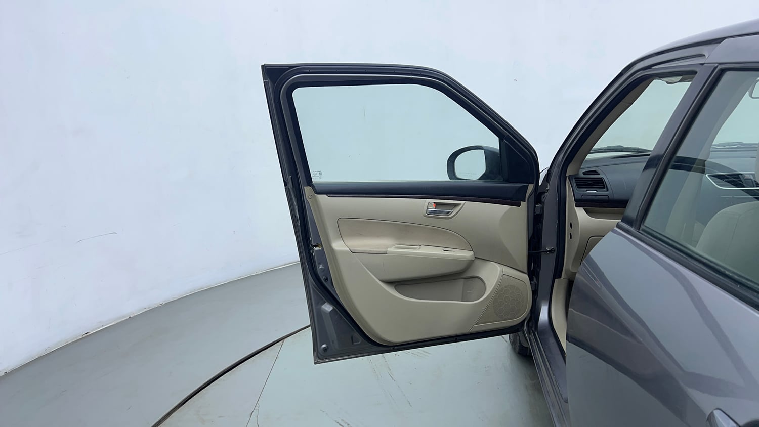 Used 2012 Maruti Suzuki Swift Dzire VXI Petrol Manual interior LEFT FRONT DOOR OPEN VIEW