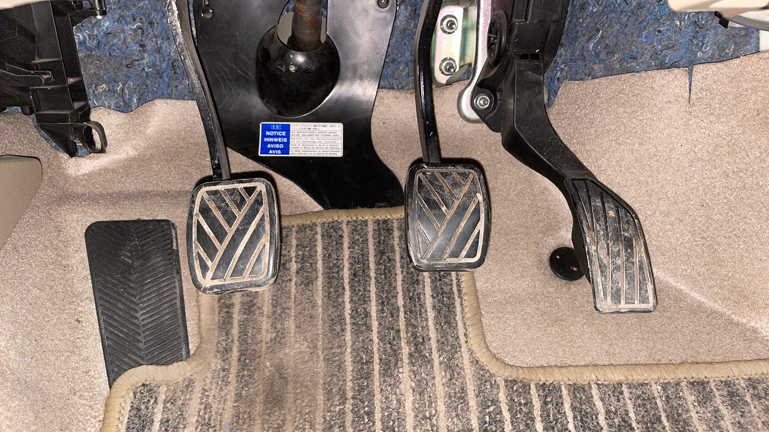 Used 2022 Maruti Suzuki Ciaz Zeta 1.5 Petrol Manual interior PEDALS VIEW