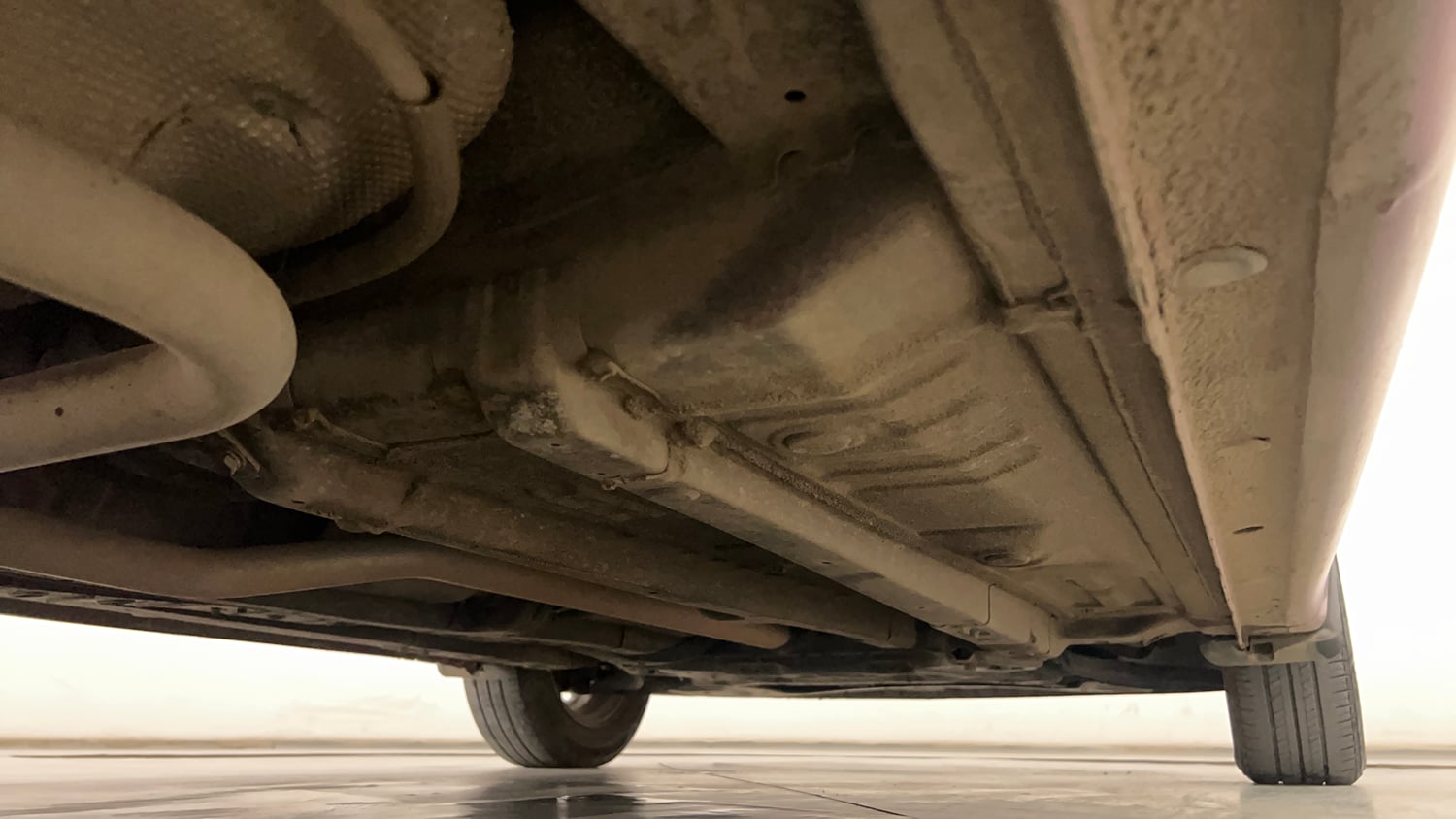 Used 2019 Hyundai Elite i20 Sportz Plus 1.2 Petrol Manual extra REAR RIGHT UNDERBODY VIEW