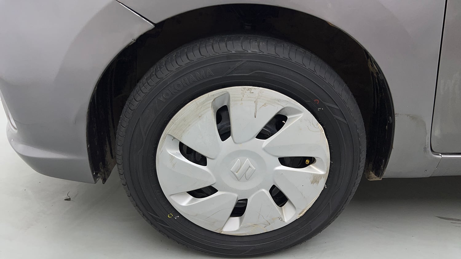 Used 2018 Maruti Suzuki Celerio VXi CNG Cng Manual tyres LEFT FRONT TYRE RIM VIEW