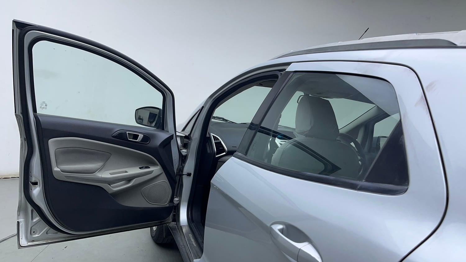 Used 2014 Ford EcoSport Titanium 1.5 TDCi Diesel Manual interior LEFT FRONT DOOR OPEN VIEW