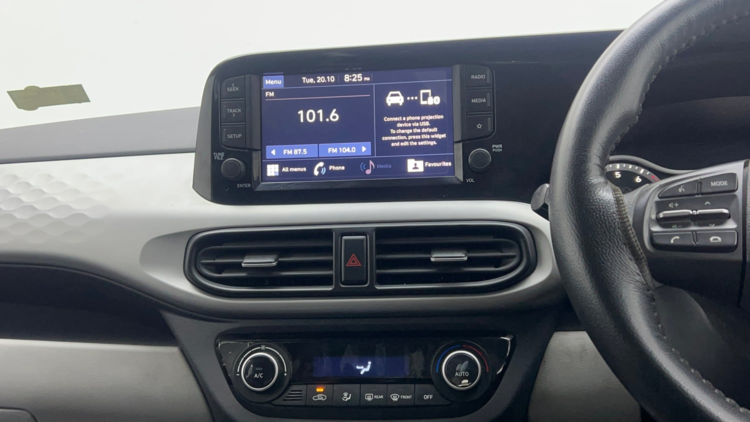 Used 2022 Hyundai Grand i10 Nios Sportz 1.2 Kappa VTVT Petrol Manual interior MUSIC SYSTEM & AC CONTROL VIEW