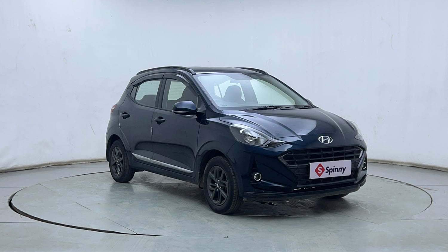 Used 2022 Hyundai Grand i10 Nios Sportz 1.2 Kappa VTVT Petrol Manual exterior RIGHT FRONT CORNER VIEW