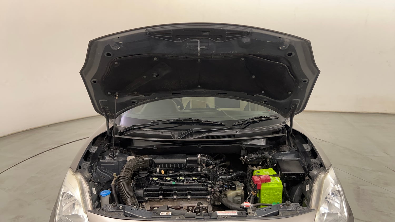 Used 2017 Maruti Suzuki Dzire ZXi AMT Petrol Automatic engine ENGINE & BONNET OPEN FRONT VIEW