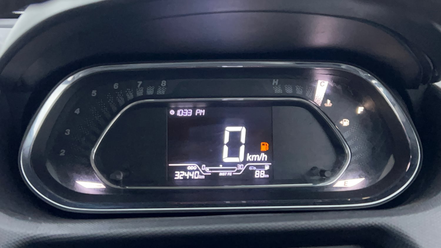 Used 2020 Tata Tiago Revotron XZ Plus Petrol Manual interior CLUSTERMETER VIEW