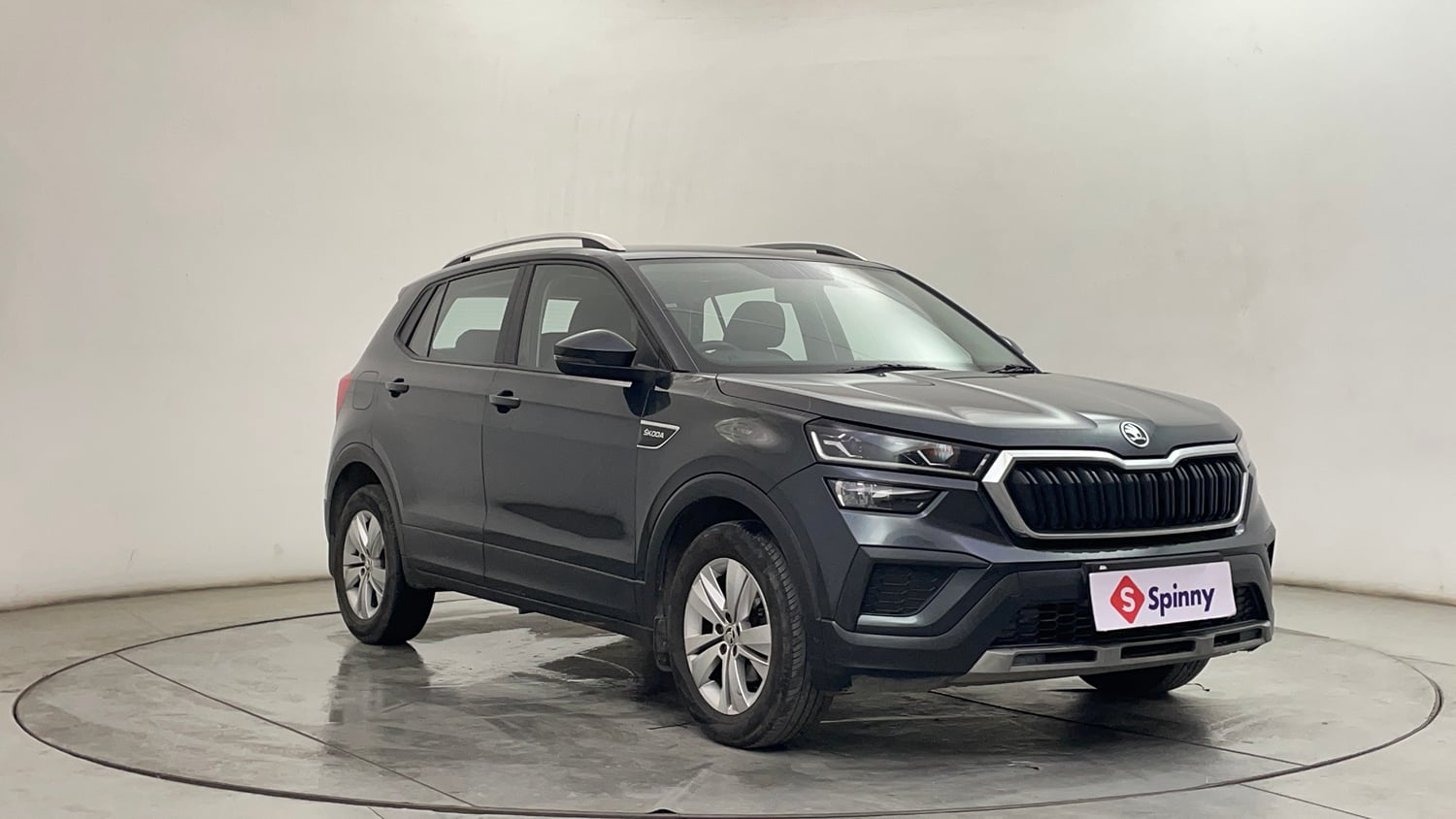 Used 2023 Skoda Kushaq Ambition 1.0L TSI MT Petrol Manual exterior RIGHT FRONT CORNER VIEW