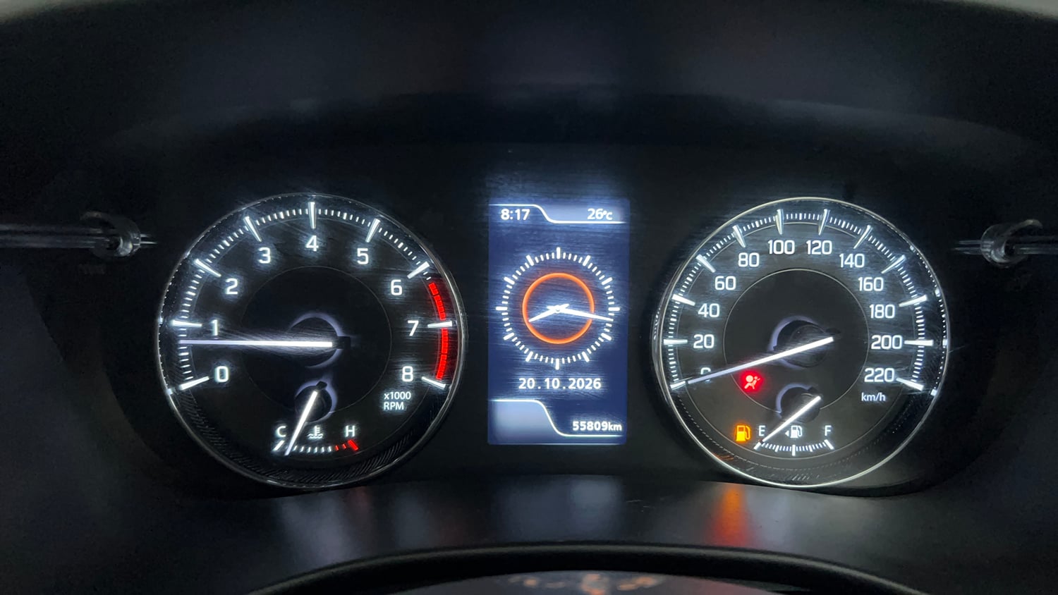 Used 2023 Maruti Suzuki Baleno Zeta MT Petrol Manual interior CLUSTERMETER VIEW