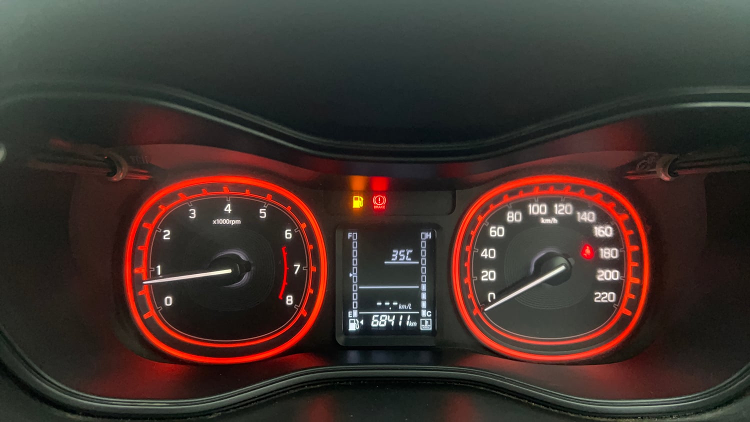 Used 2021 Toyota Urban Cruiser Premium Grade MT Petrol Manual interior CLUSTERMETER VIEW