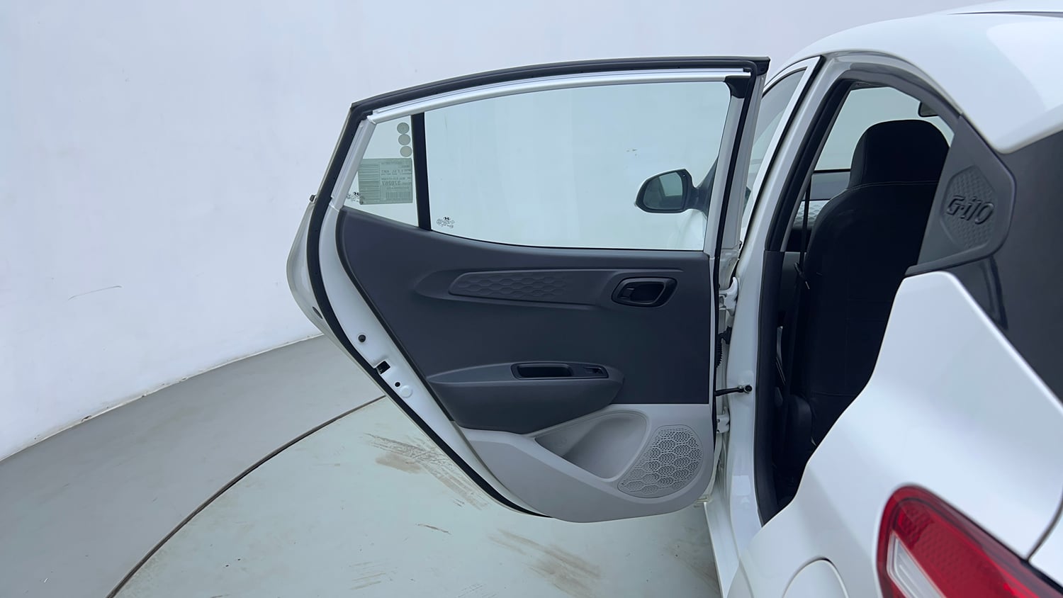 Used 2022 Hyundai Grand i10 Nios Magna AMT 1.2 Kappa VTVT Petrol Automatic interior LEFT REAR DOOR OPEN VIEW