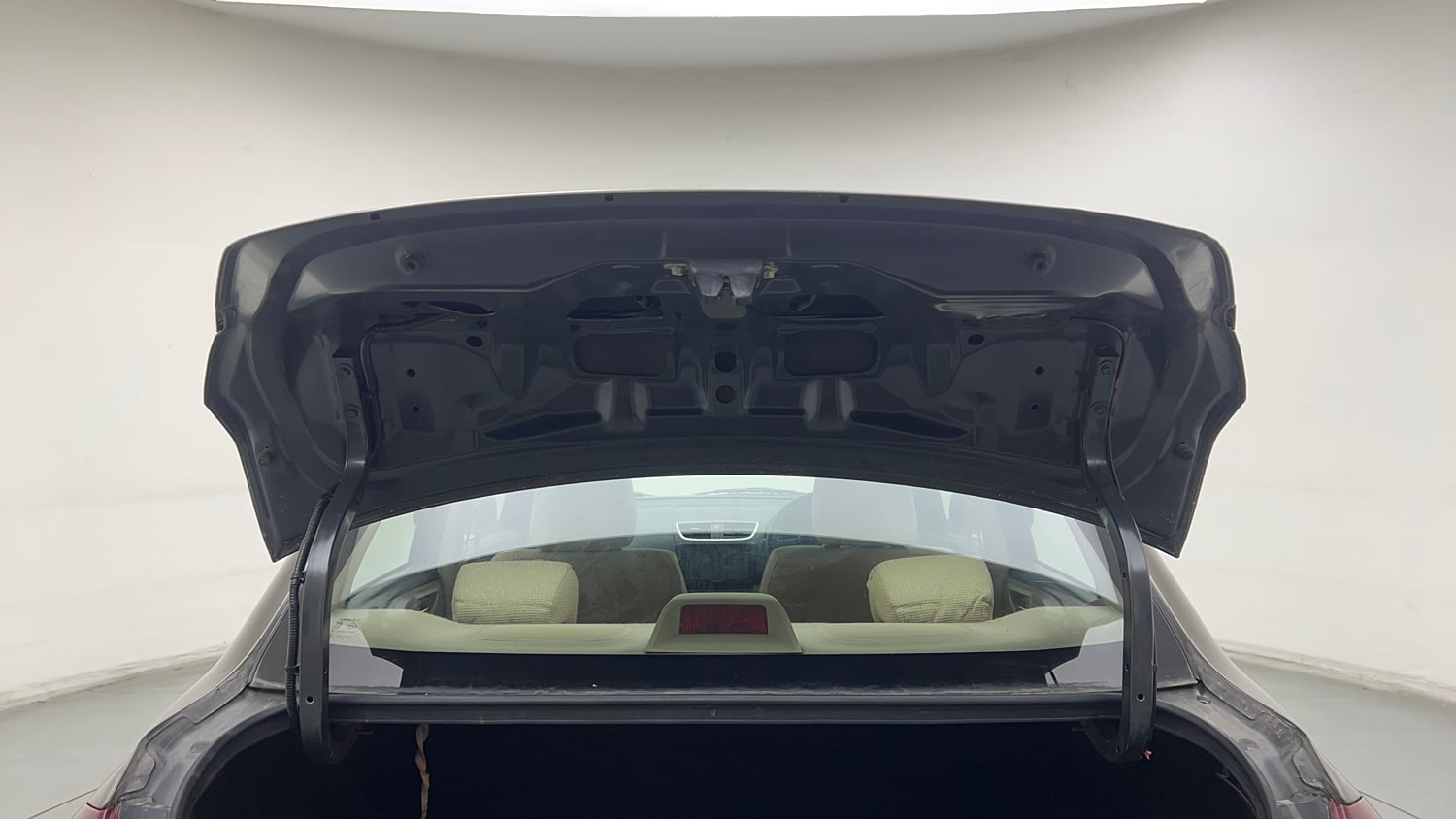 Used 2015 Maruti Suzuki Swift Dzire VXI Petrol Manual interior DICKY DOOR OPEN VIEW