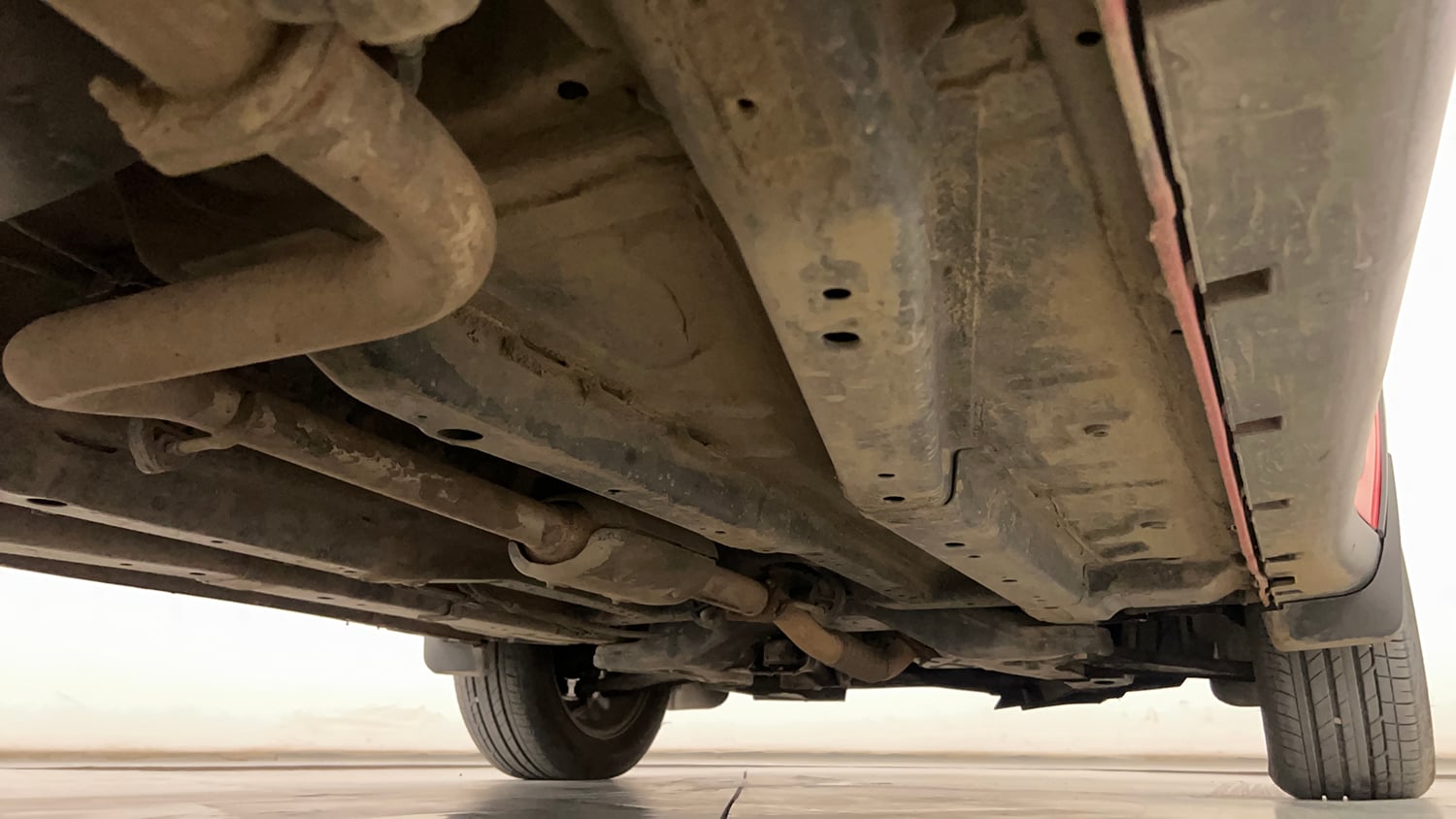 Used 2025 Tata Nexon Fearless Plus S 1.5 Revotorq Diesel 6MT DT Diesel Manual extra REAR RIGHT UNDERBODY VIEW