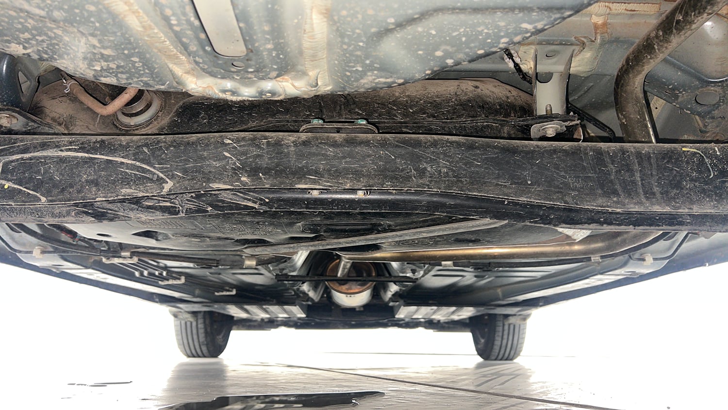 Used 2026 Maruti Suzuki Baleno Delta AGS Petrol Automatic extra REAR UNDERBODY VIEW (TAKEN FROM REAR)