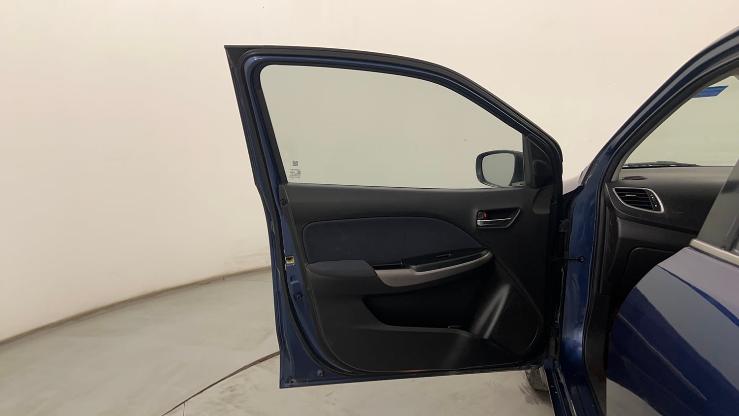 Used 2021 Maruti Suzuki Baleno Zeta Petrol Manual interior LEFT FRONT DOOR OPEN VIEW