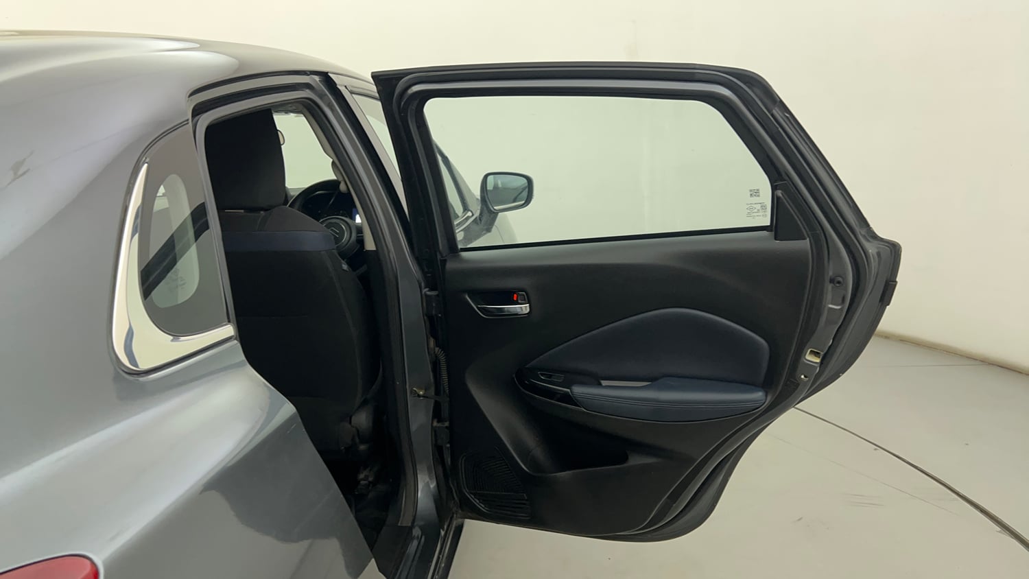 Used 2023 Maruti Suzuki Baleno Zeta MT Petrol Manual interior RIGHT REAR DOOR OPEN VIEW
