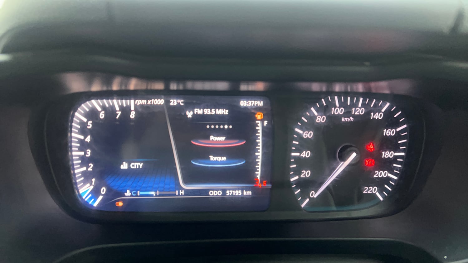 Used 2021 Tata Altroz XZ Petrol Petrol Manual interior CLUSTERMETER VIEW