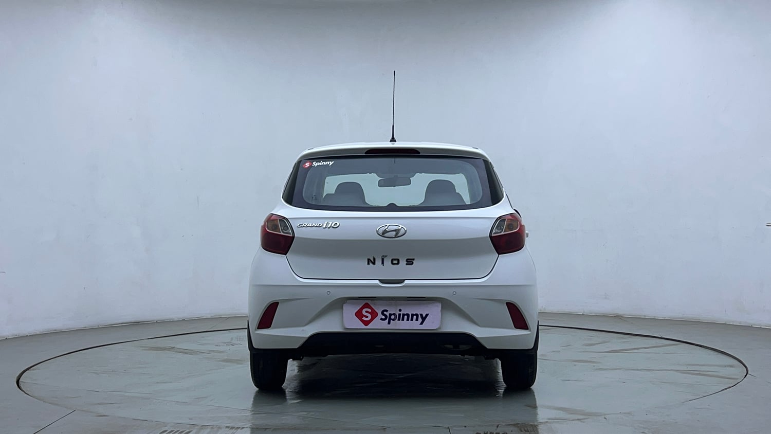 Used 2022 Hyundai Grand i10 Nios Magna AMT 1.2 Kappa VTVT Petrol Automatic exterior BACK VIEW